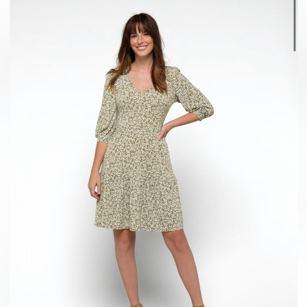 Kaileigh Magdalena Knit Tiered‎ Dress